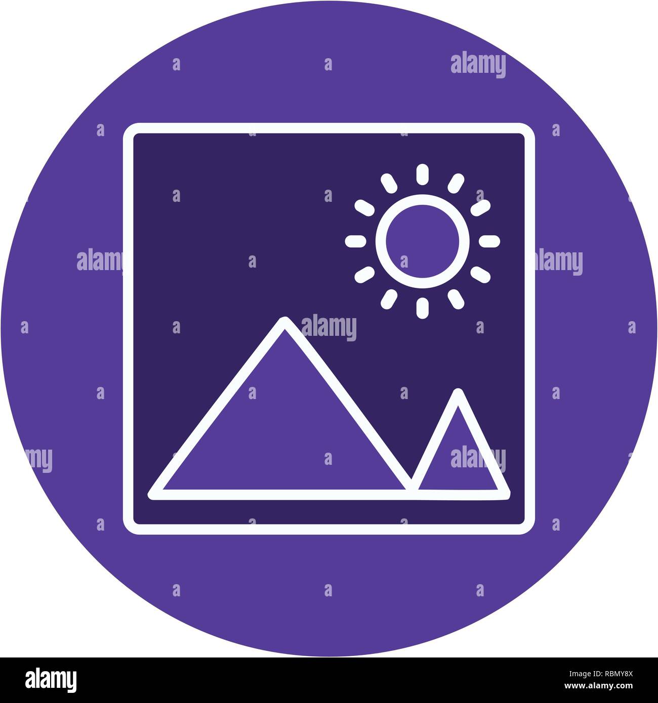 Vector Picture Icon Stock Vector Image & Art - Alamy