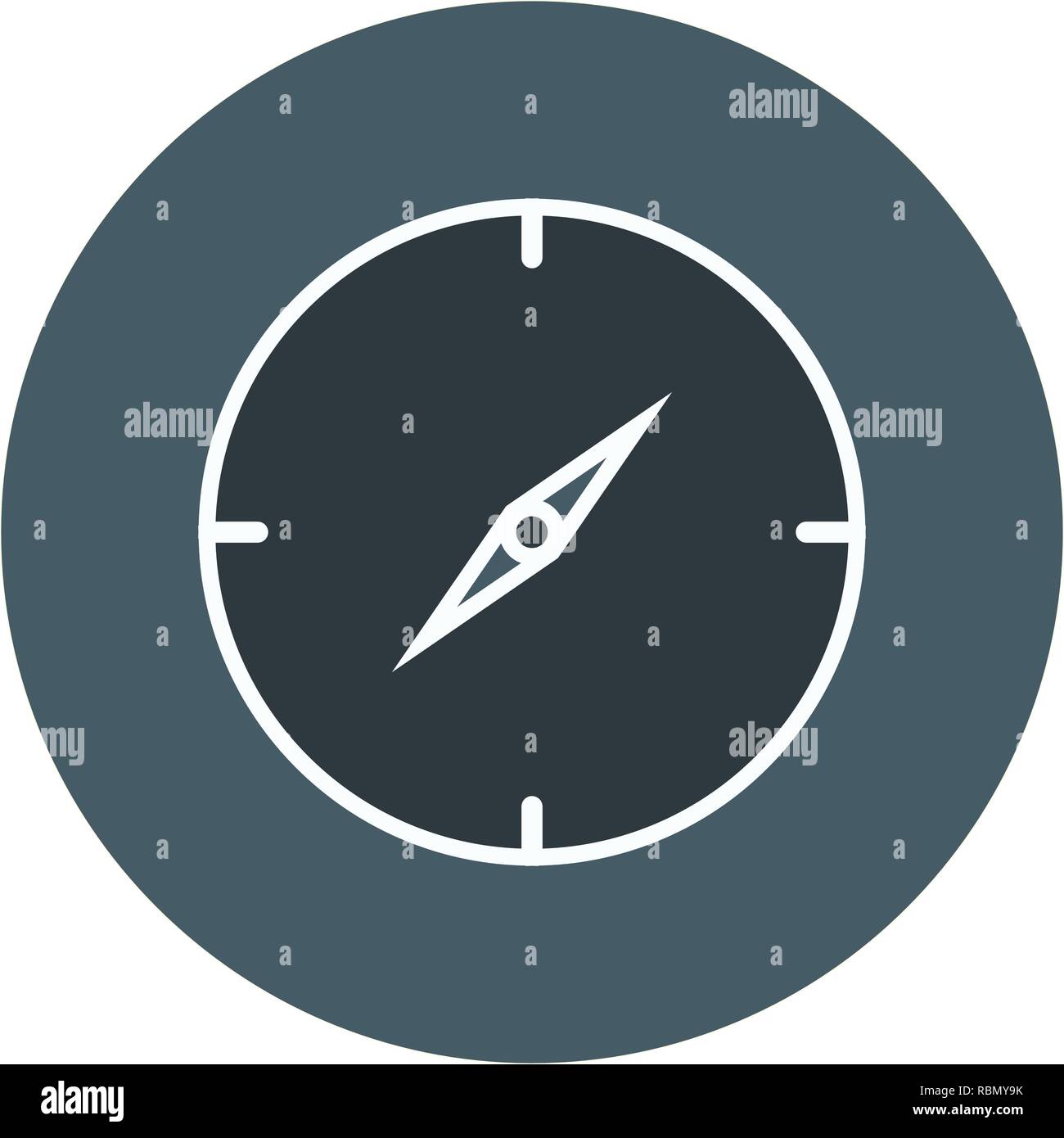 Vector Compass Icon Stock Vector Image & Art - Alamy