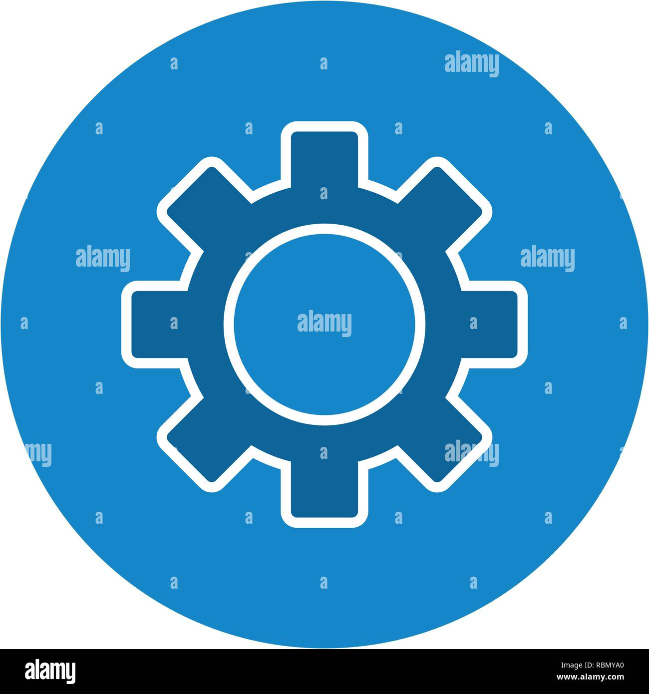 Vector Settings Icon Stock Vector Image & Art - Alamy