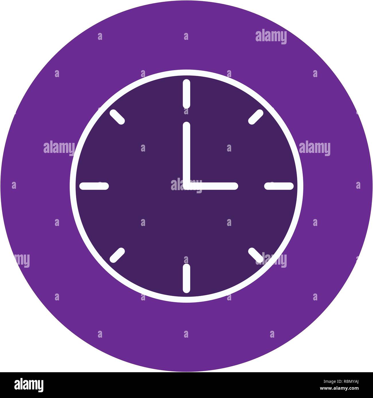 Vector Clock Icon Stock Vector Image & Art Alamy
