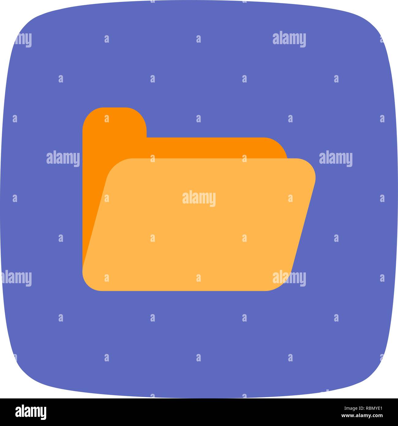 Vector Folder Icon Stock Vector Image & Art - Alamy