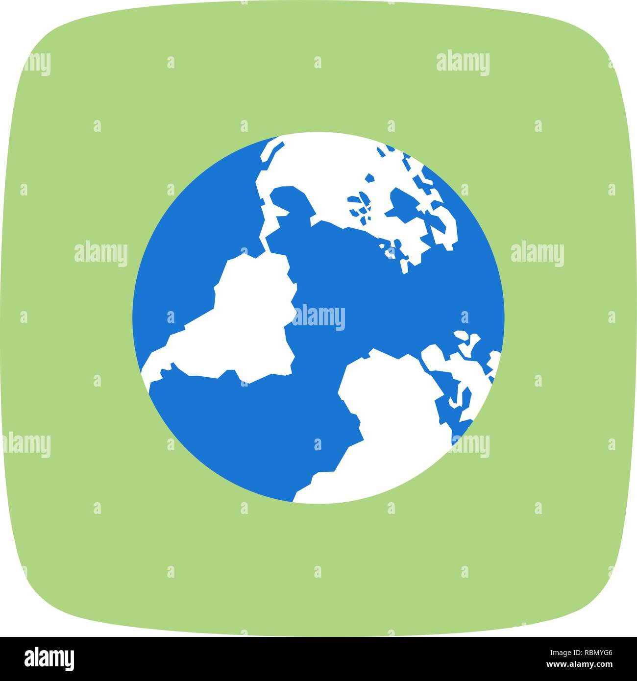 Vector Globe Icon Stock Vector