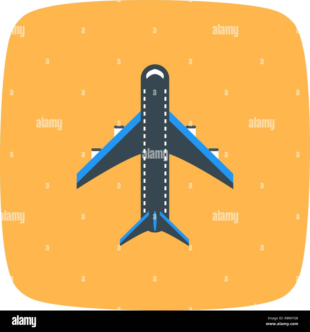 Vector Airplane Icon Stock Vector Image & Art - Alamy