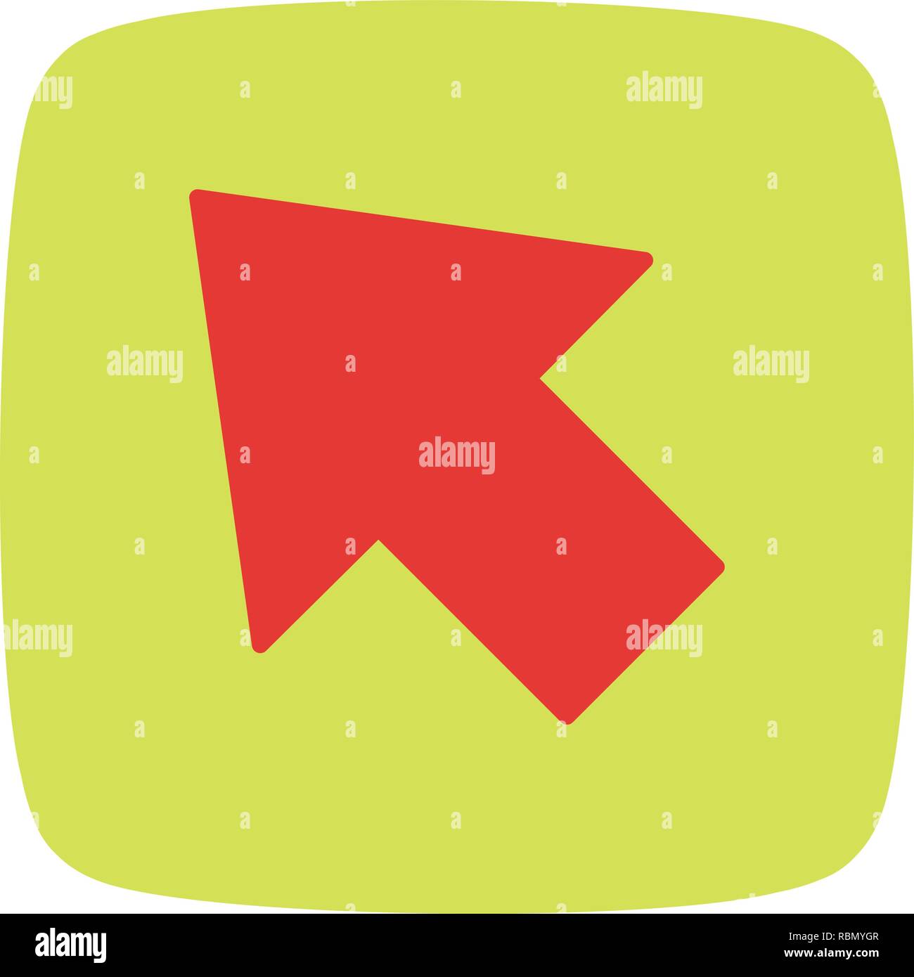 Vector Cursor Icon Stock Vector