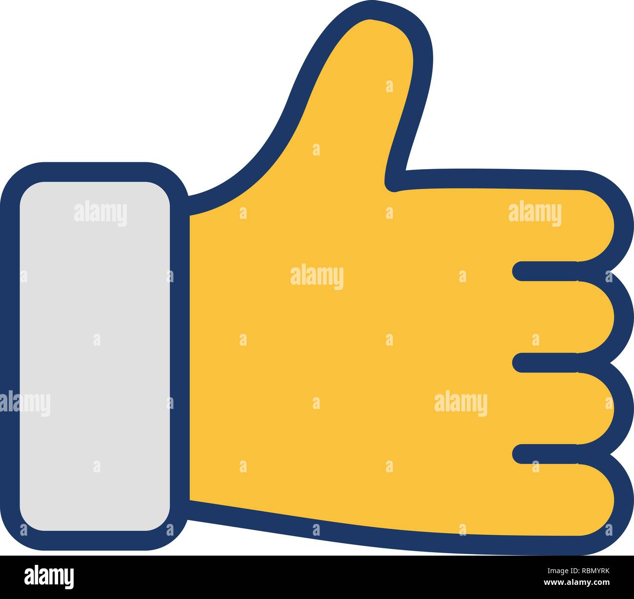 Vector Like Icon Stock Vector