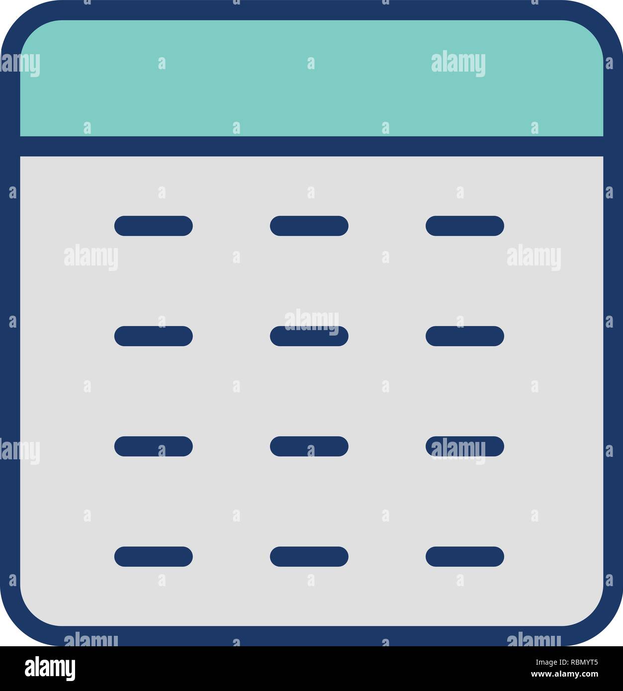 Vector Calculator Icon Stock Vector