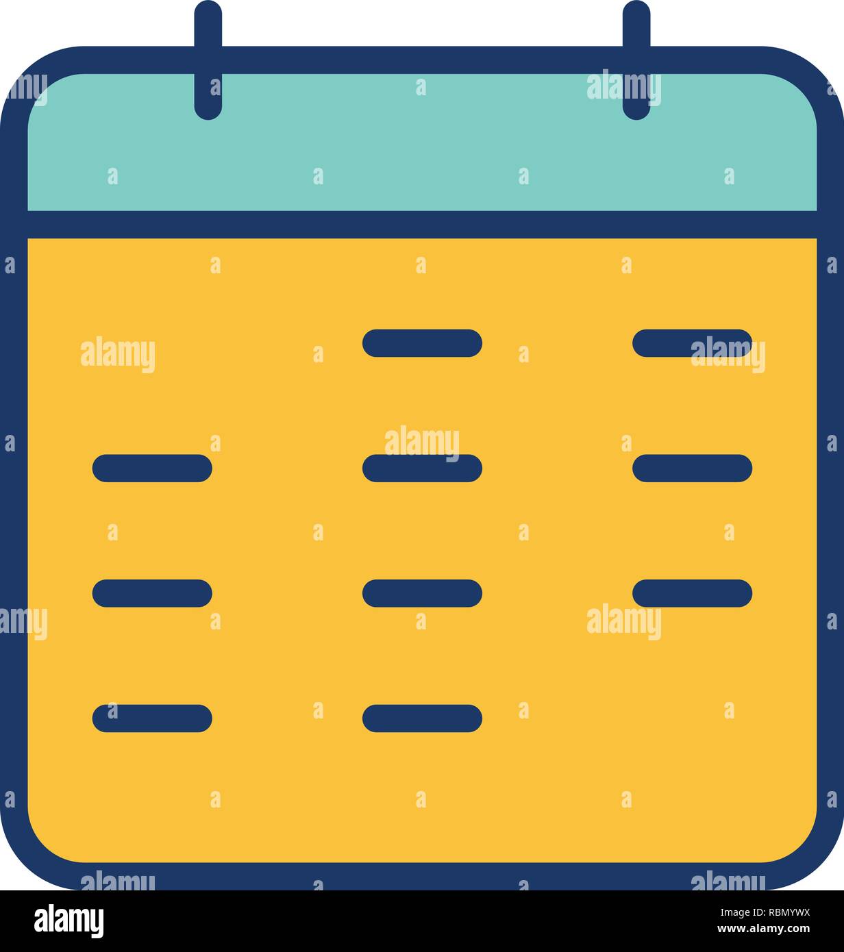 Vector Calendar Icon Stock Vector Image & Art - Alamy