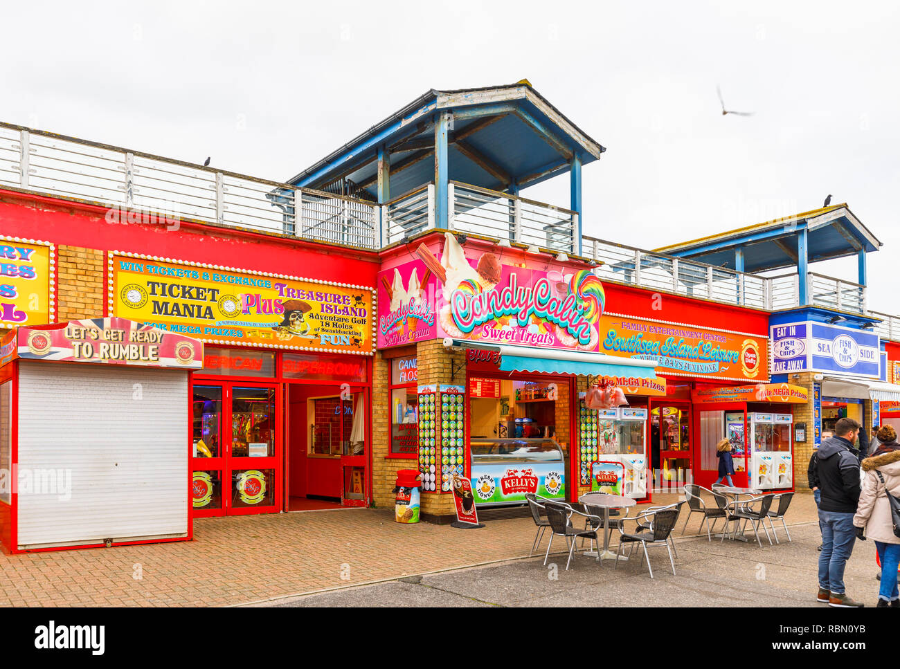 Southsea Island Leisure, a colourful family amusement arcade and snack