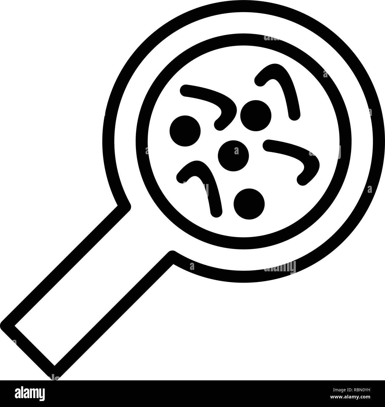 Vector Bacteria Icon Stock Vector Image & Art - Alamy