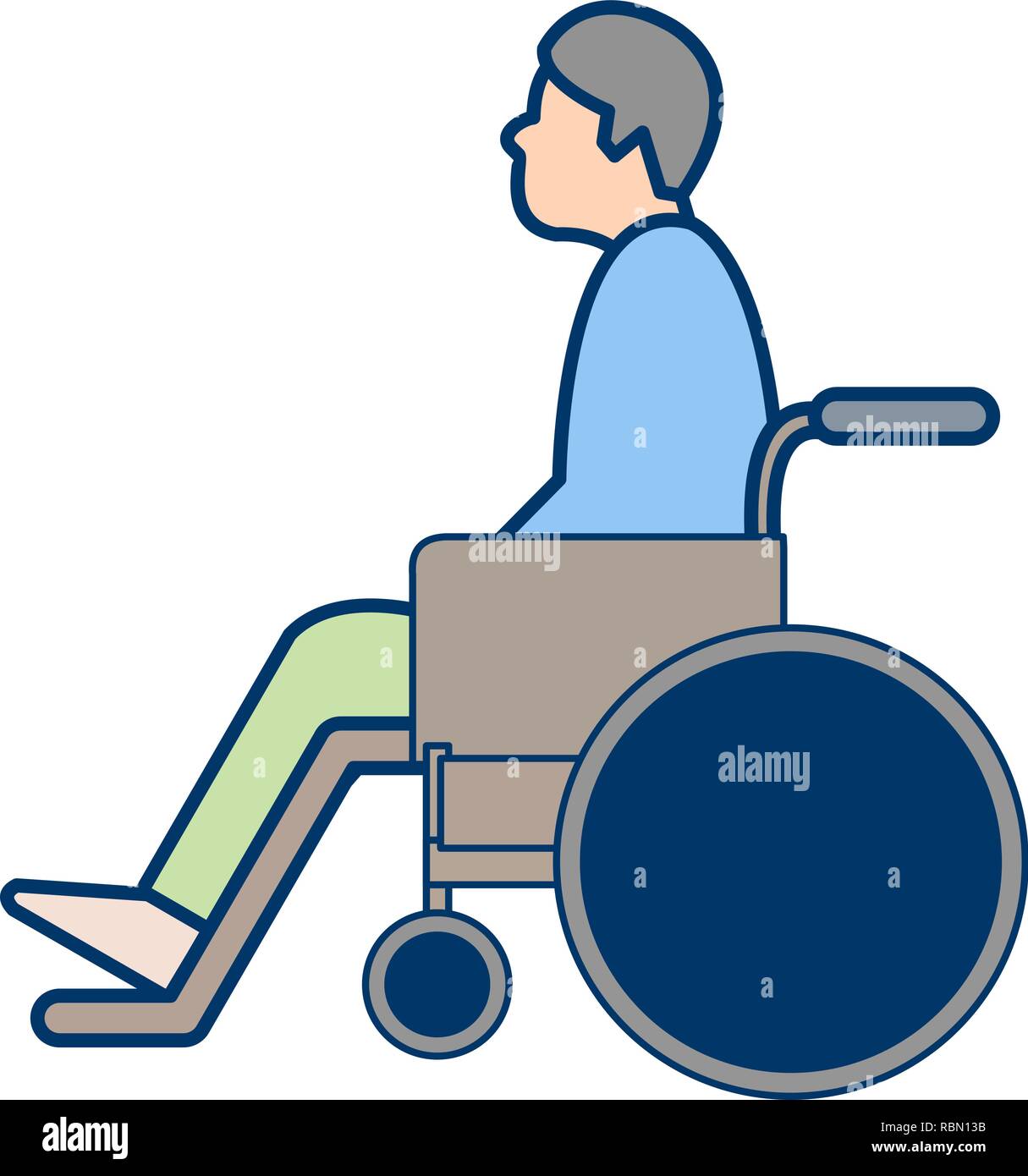 Vector Handicapped Icon Stock Vector Image & Art - Alamy