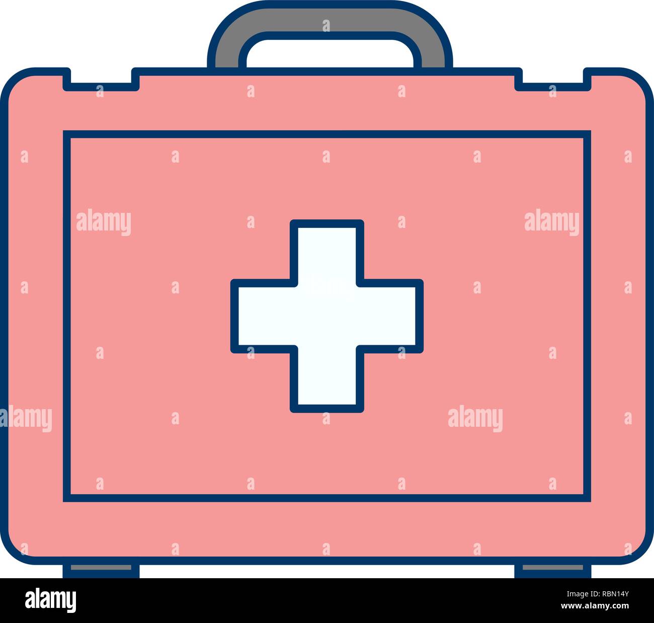 Vector First Aid Box Icon Stock Vector