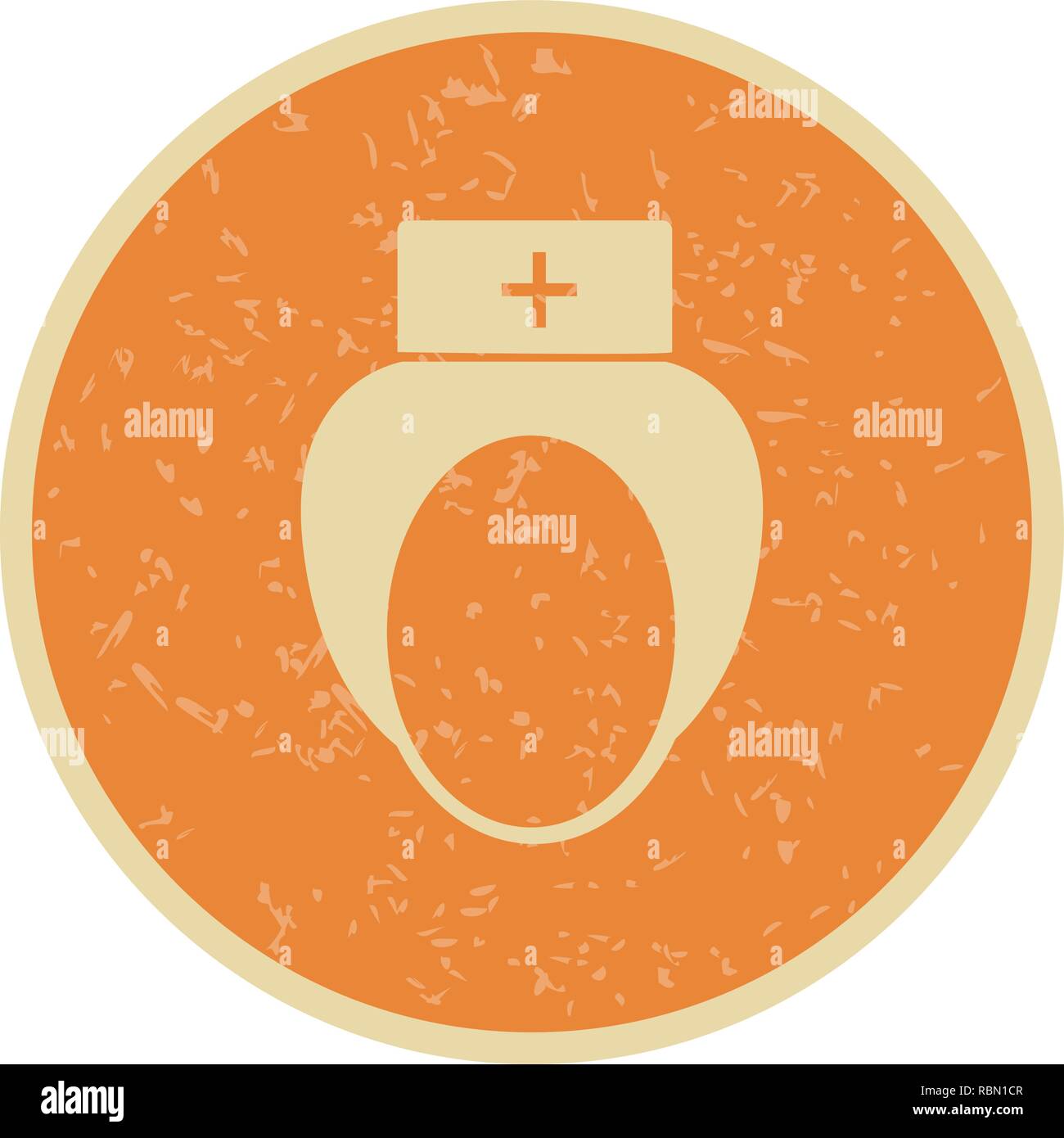 Vector Nurse Icon Stock Vector