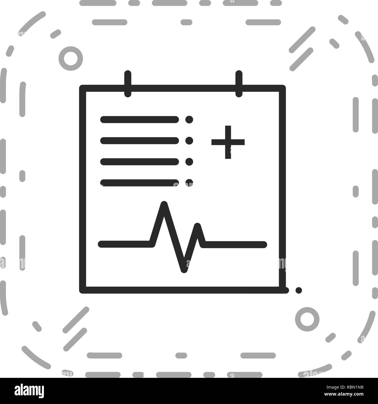 Vector Medical Chart Icon Stock Vector Image & Art Alamy