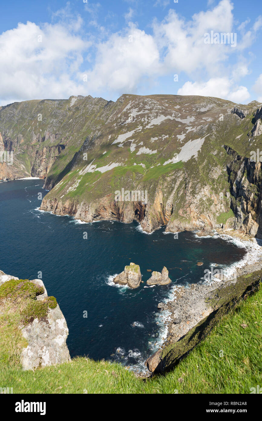 sea cliffs Donegal Ireland Stock Photo