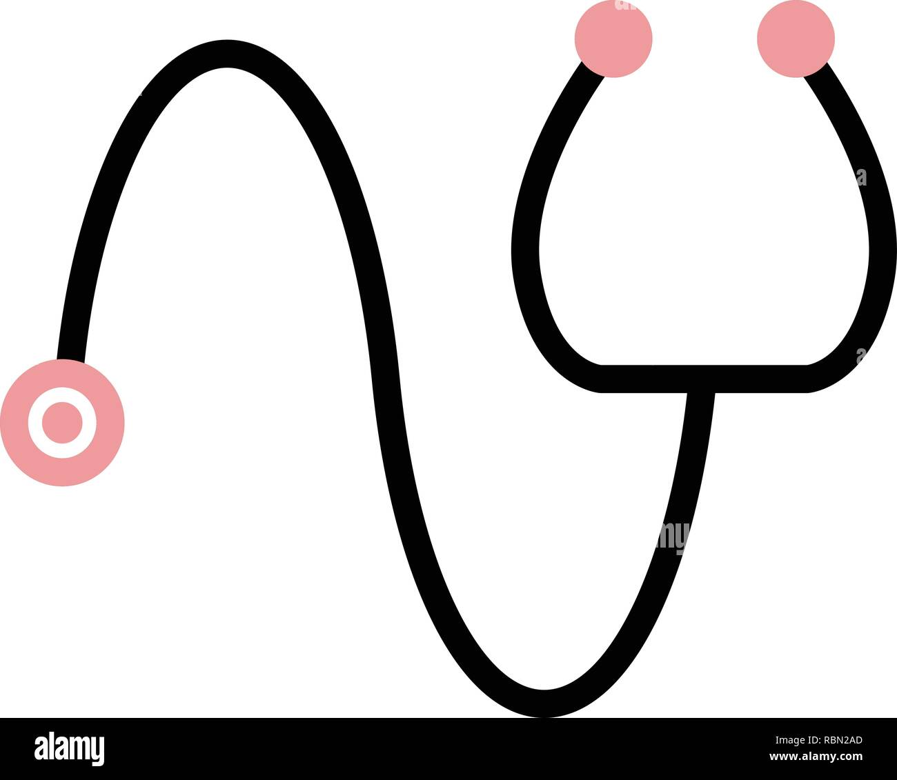Vector Stethoscope Icon Stock Vector Image & Art - Alamy