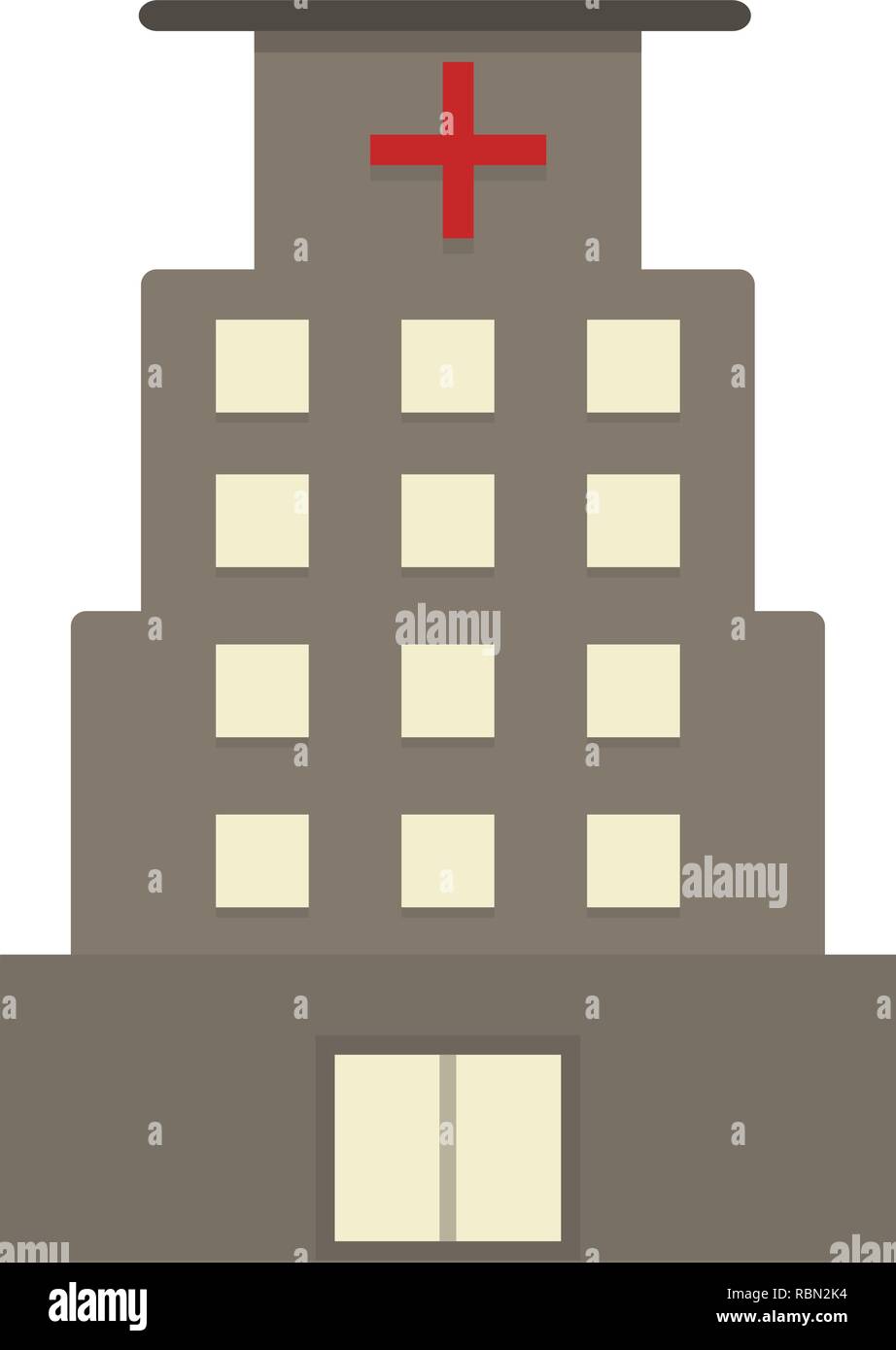 Vector Hospital Icon Stock Vector Image & Art - Alamy