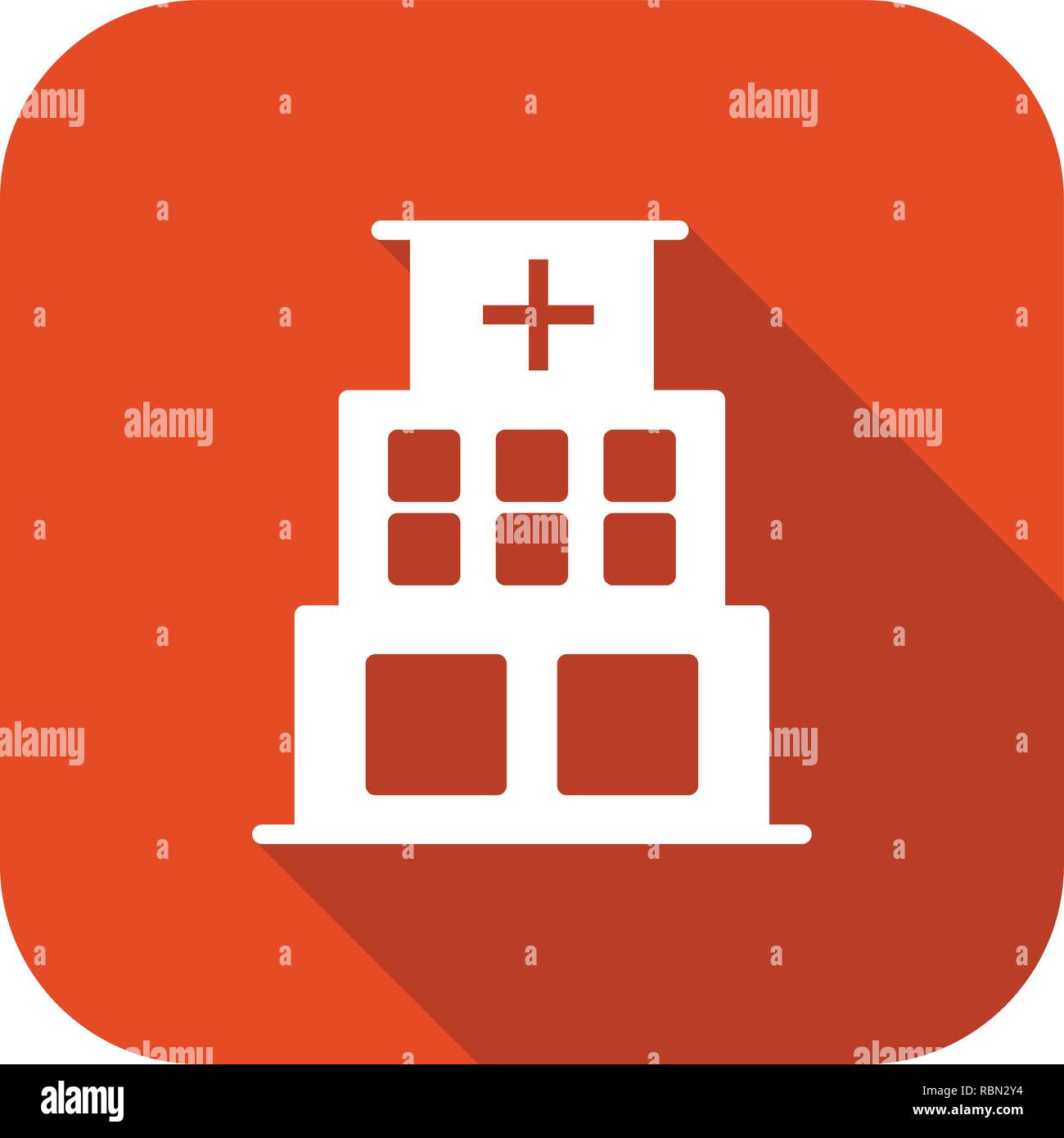 Vector Hospital Icon Stock Vector Image & Art - Alamy
