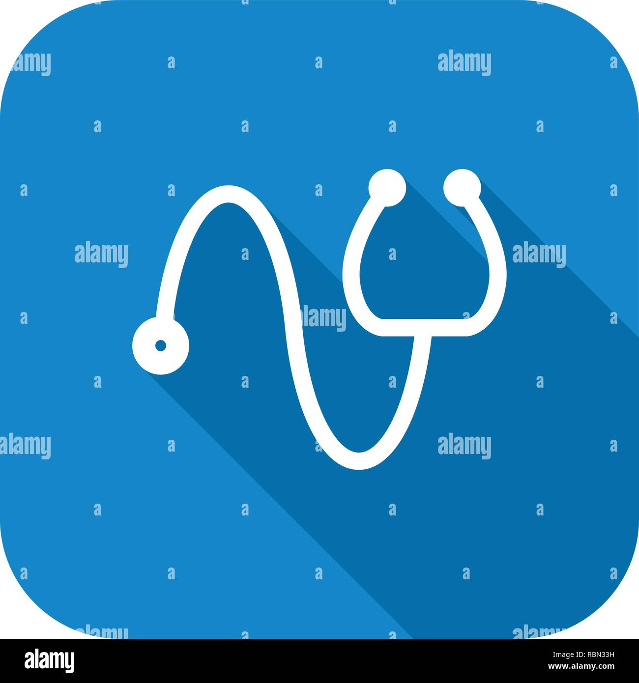 Vector Stethoscope Icon Stock Vector Image & Art Alamy