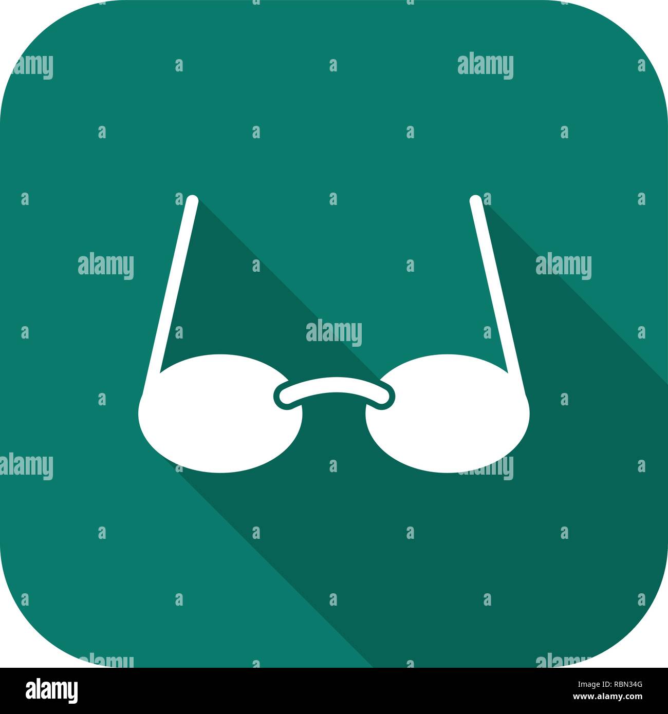 Vector Glasses Icon Stock Vector Image & Art - Alamy