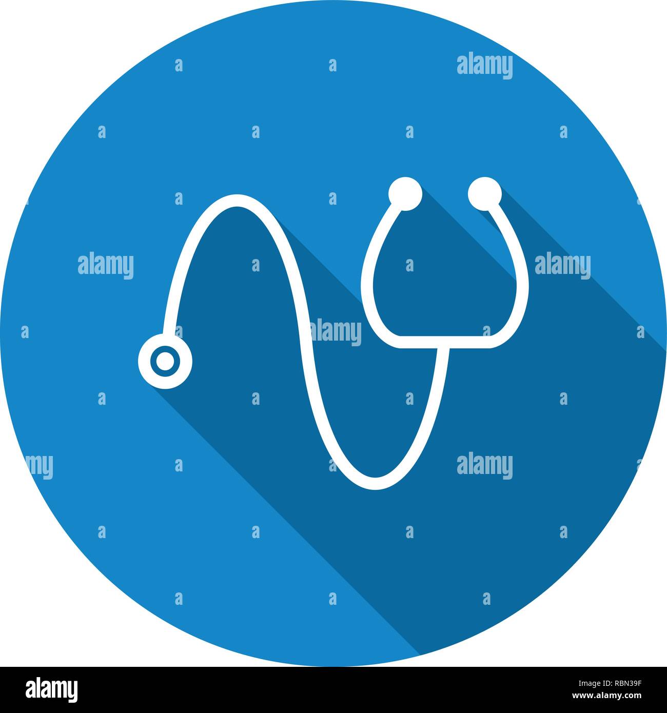 Vector Stethoscope Icon Stock Vector Image & Art - Alamy