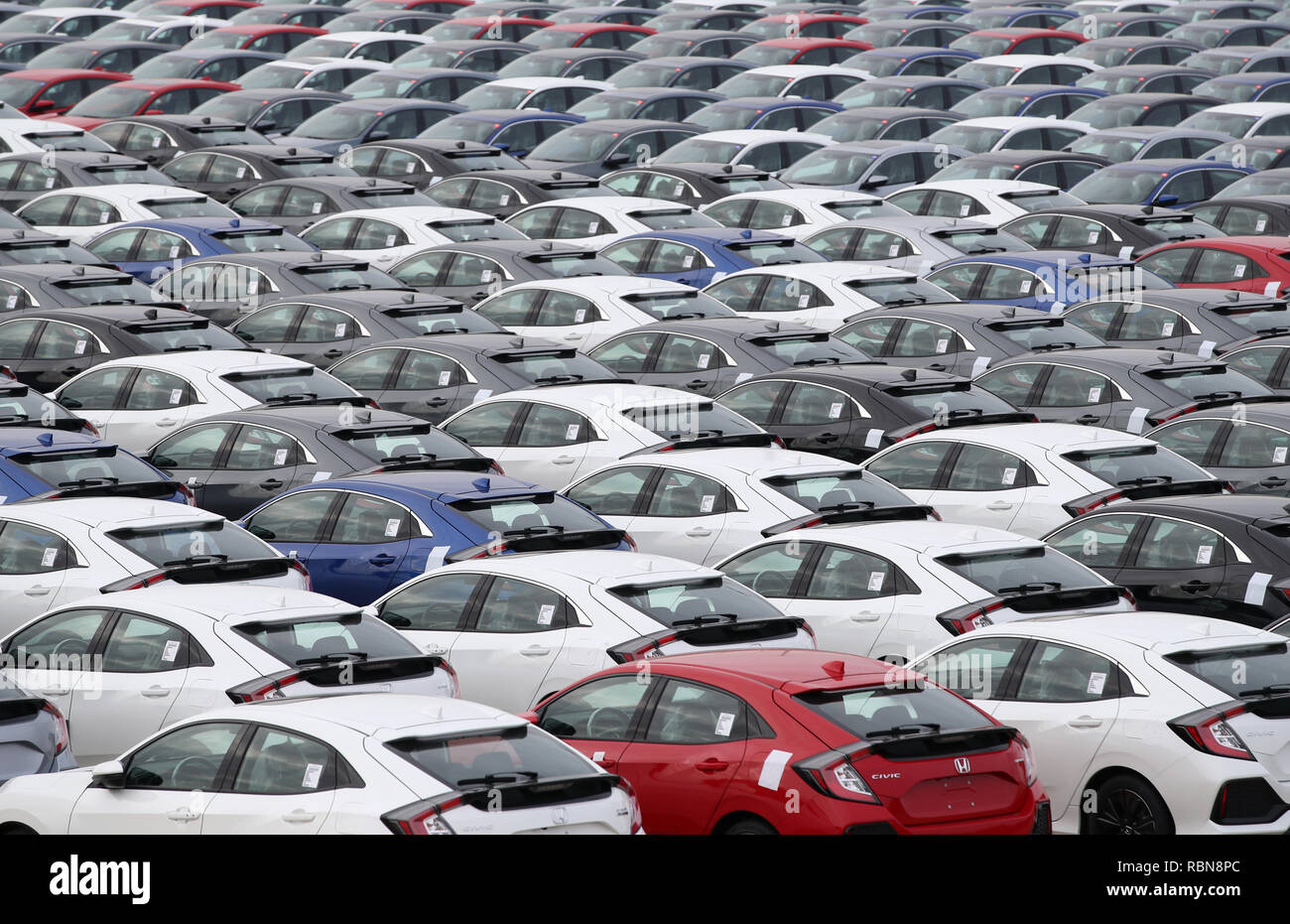 Southampton Docks Cars Stock Photos Southampton Docks Cars