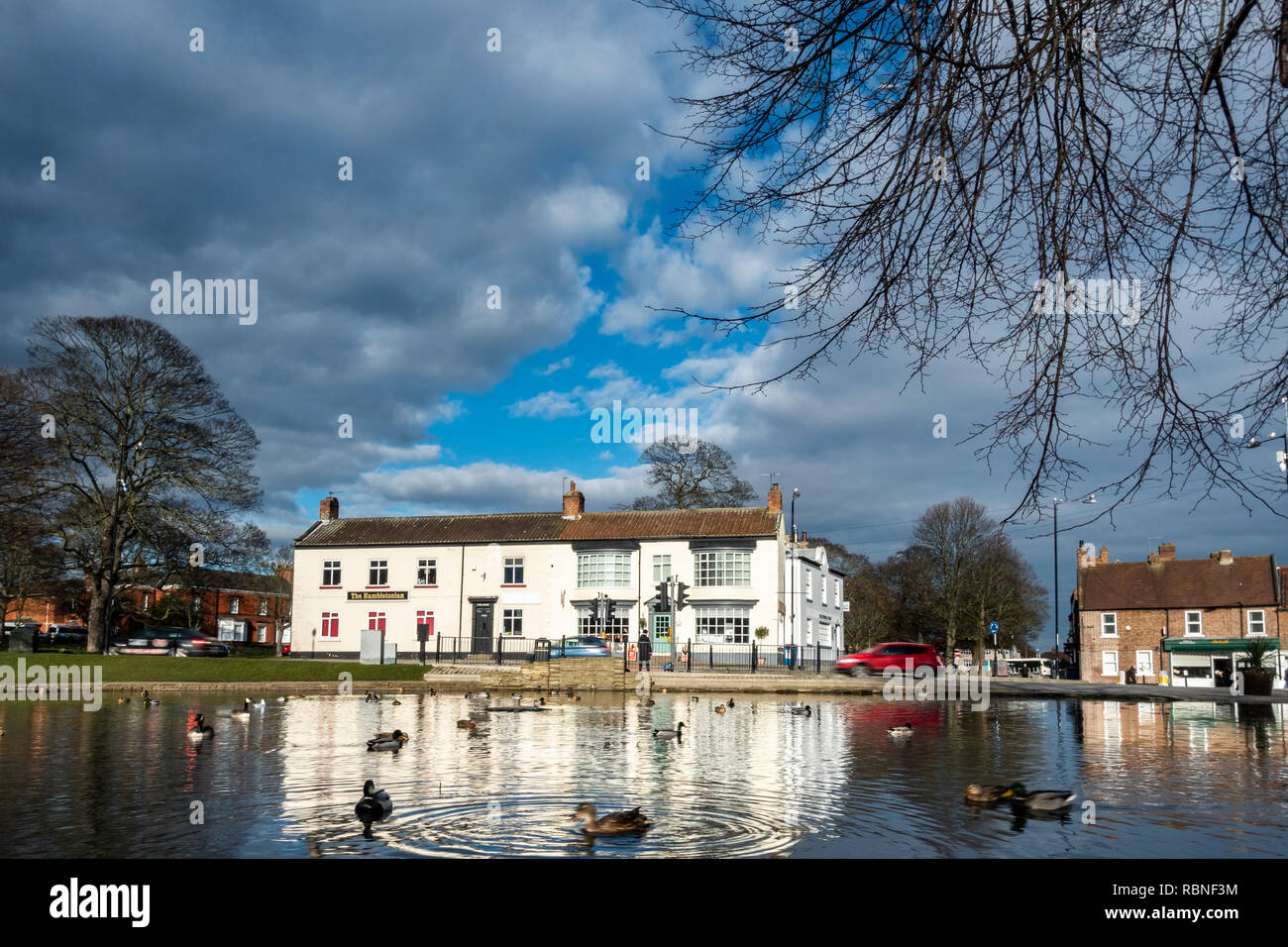 The Village Pond, Norton, Stockton on Tees, Cleveland Stock Photo Alamy