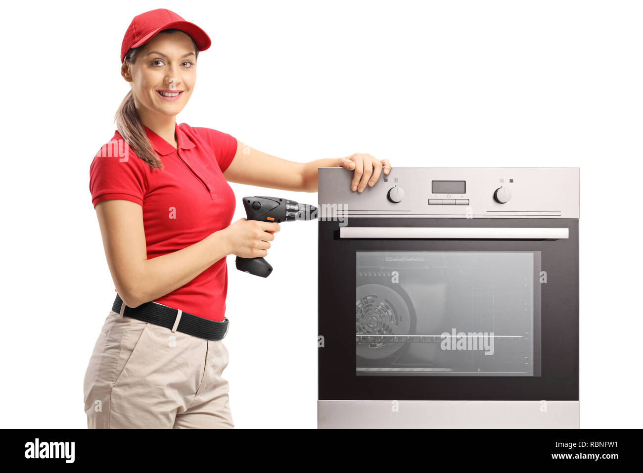 Appliance repair woman hires stock photography and images Alamy