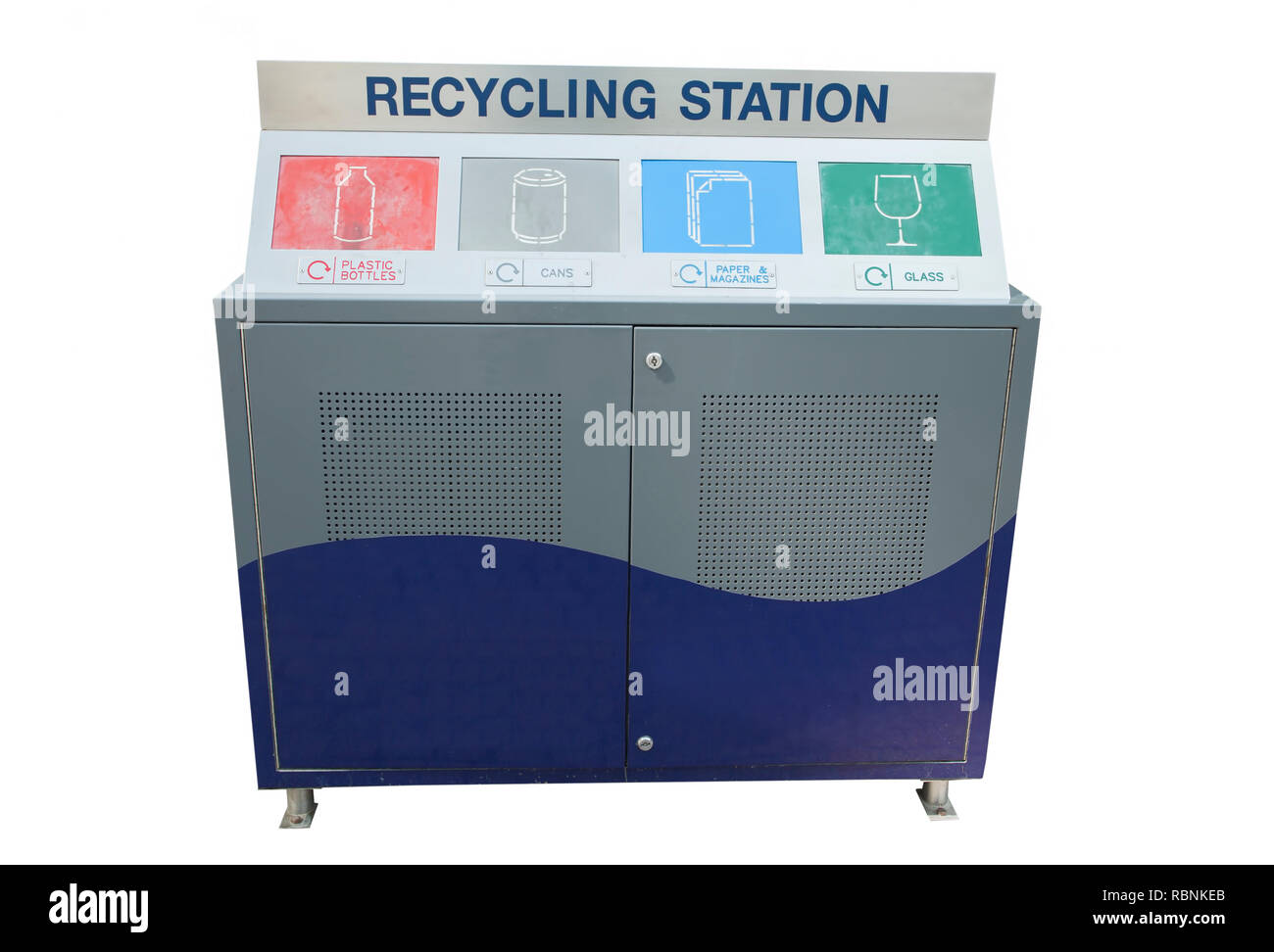 Reduce reuse recycle bins Cut Out Stock Images & Pictures - Alamy