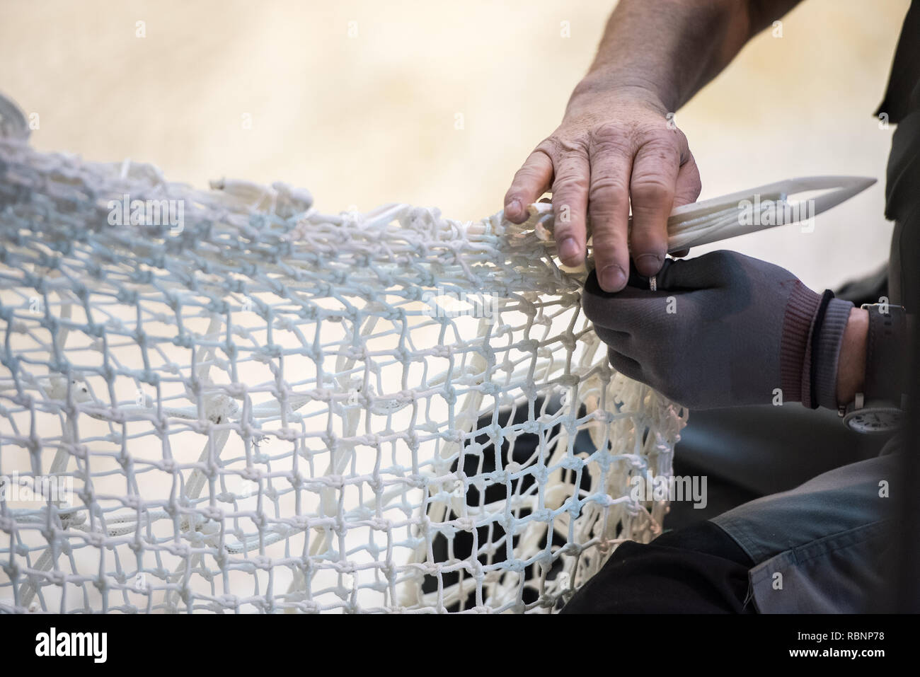 Fishing Creels on Dockside. Stock Image - Image of fleet, netting