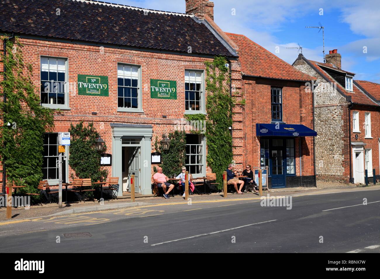 Burnham Market Norfolk UK 2018 Stock Photo Alamy