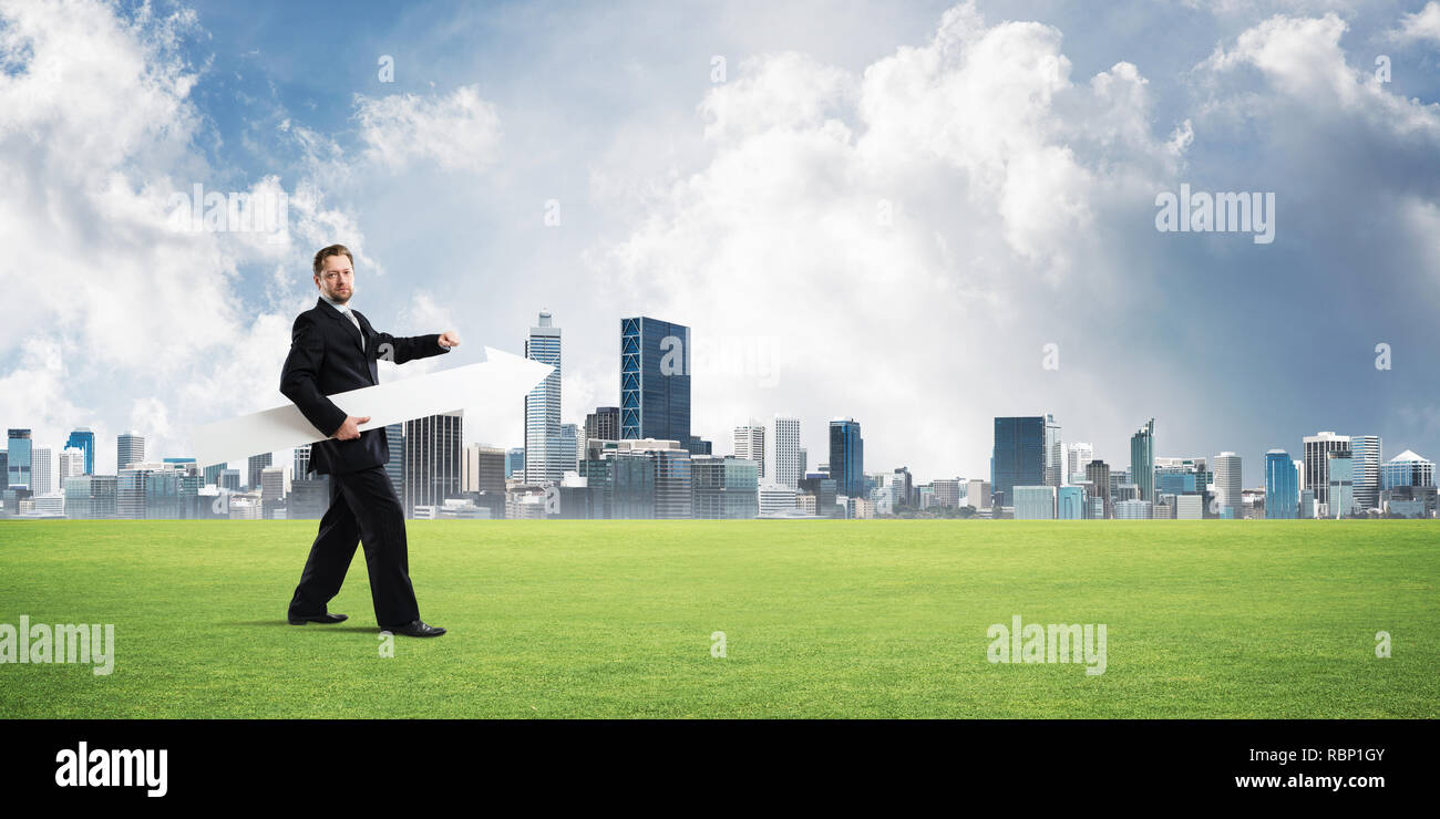 Development in right direction Stock Photo - Alamy