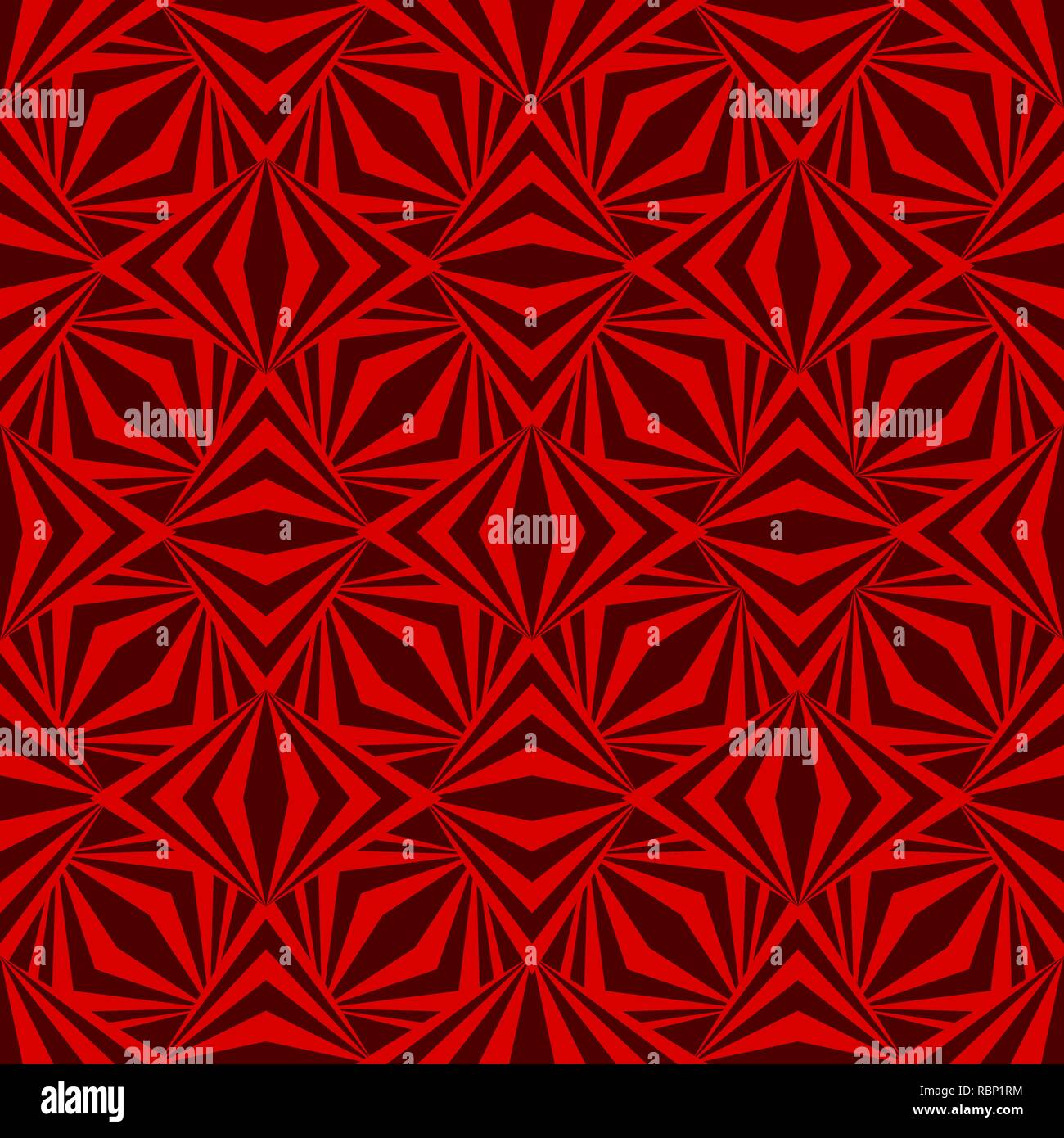 Art abstract geometric dark red romb pattern Stock Vector