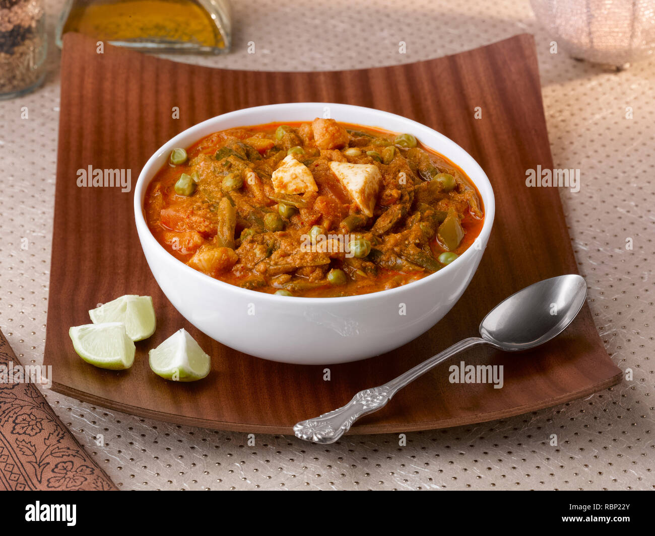 Indian food vegetable jalfrezi, India, Asia Stock Photo Alamy