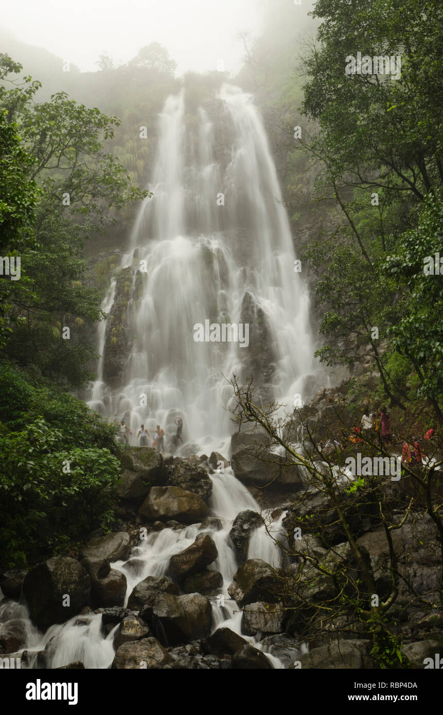 Waterfall at Amboli ghat, Sindhudurg, Maharashtra, India, Asia Stock Photo  - Alamy