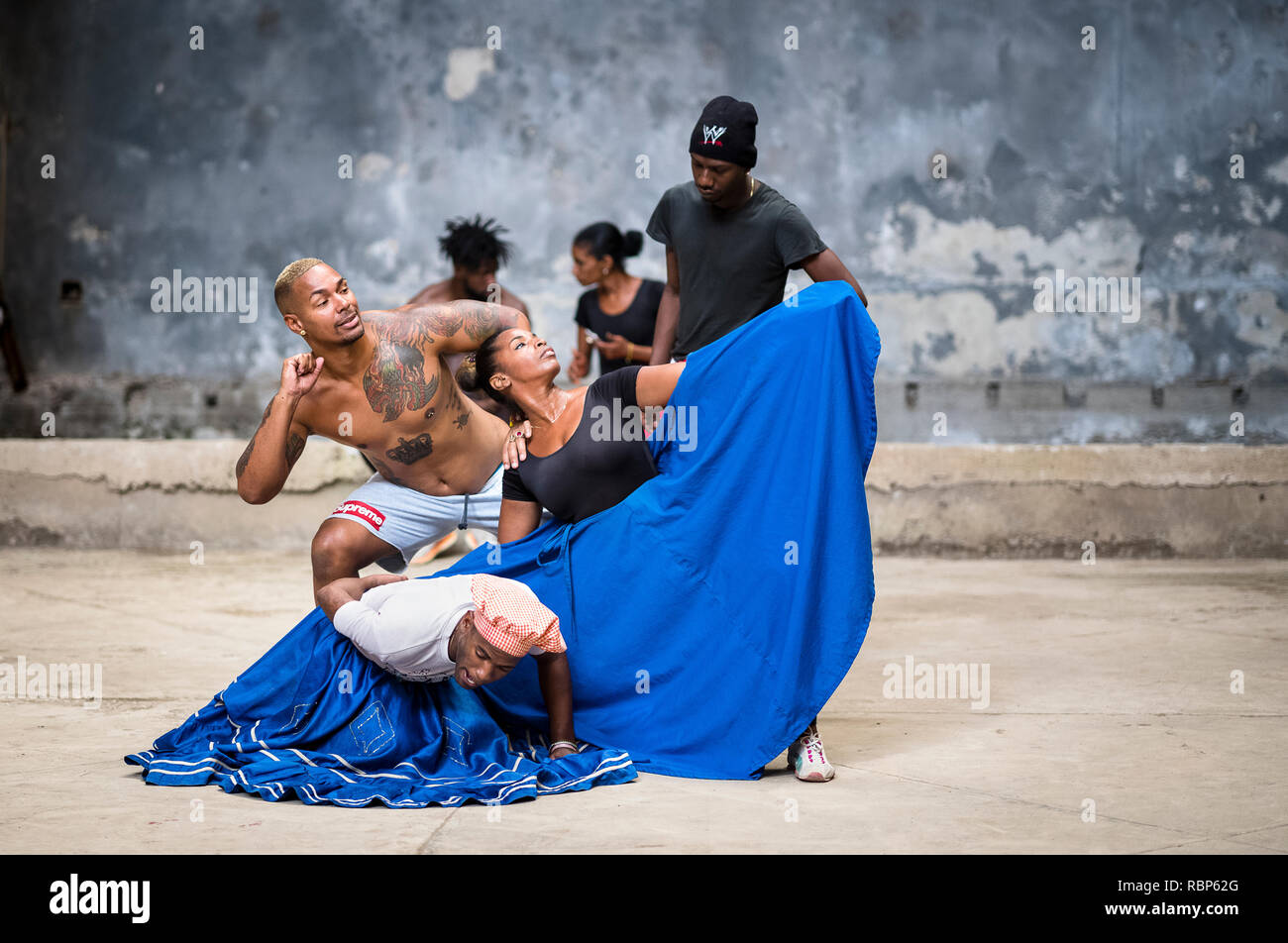 CUBAN MODERN DANCE CENTER CENTRAL HAVANA                        HAVANA CUBA Stock Photo