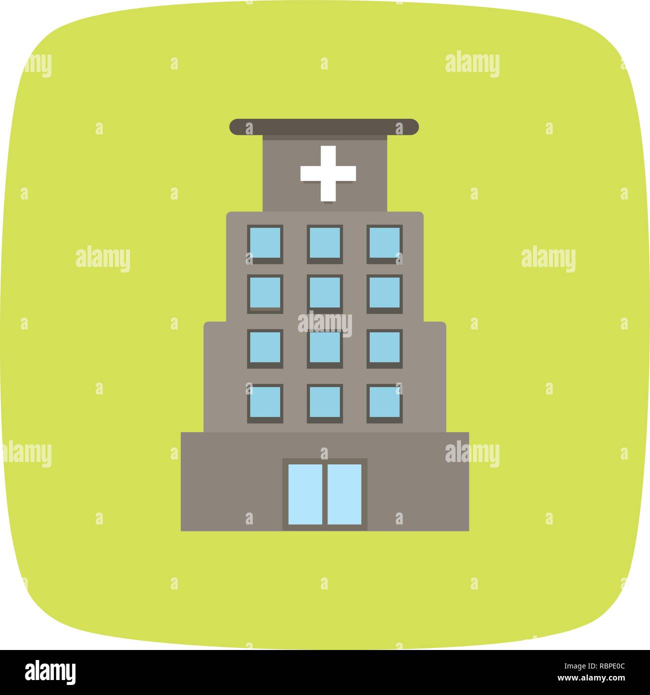 Vector Hospital Icon Stock Vector Image & Art - Alamy