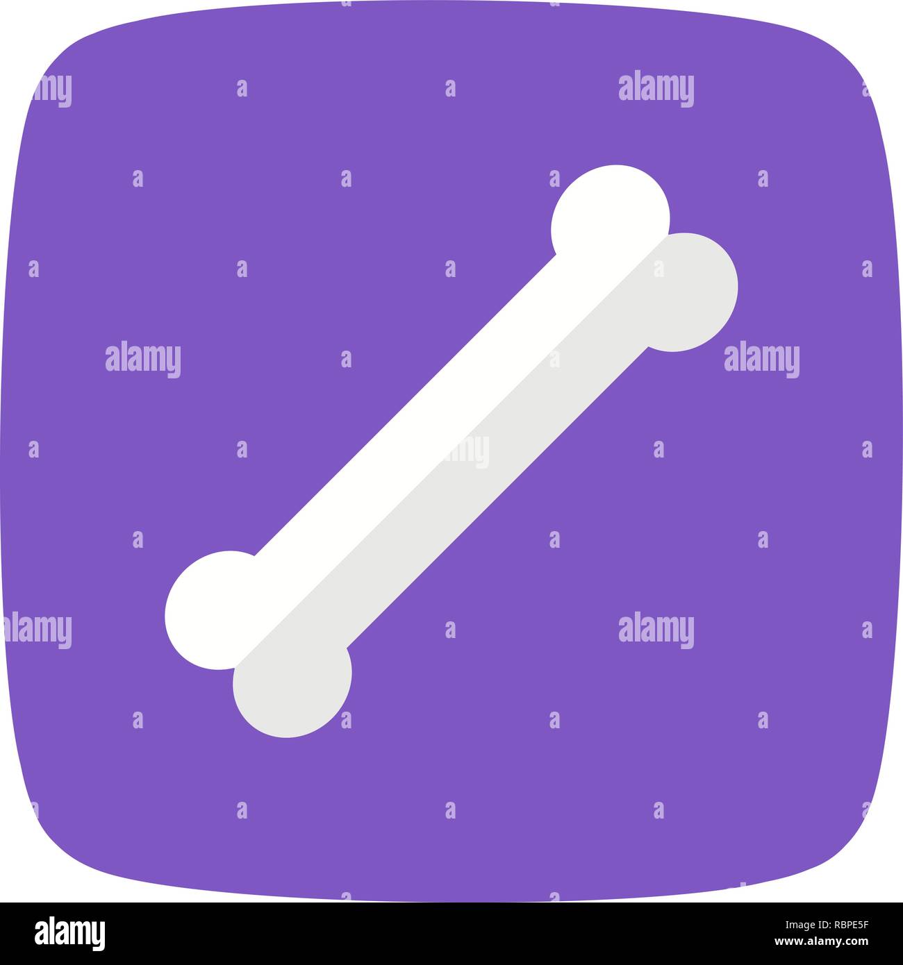 Vector Bone Icon Stock Vector Image & Art - Alamy