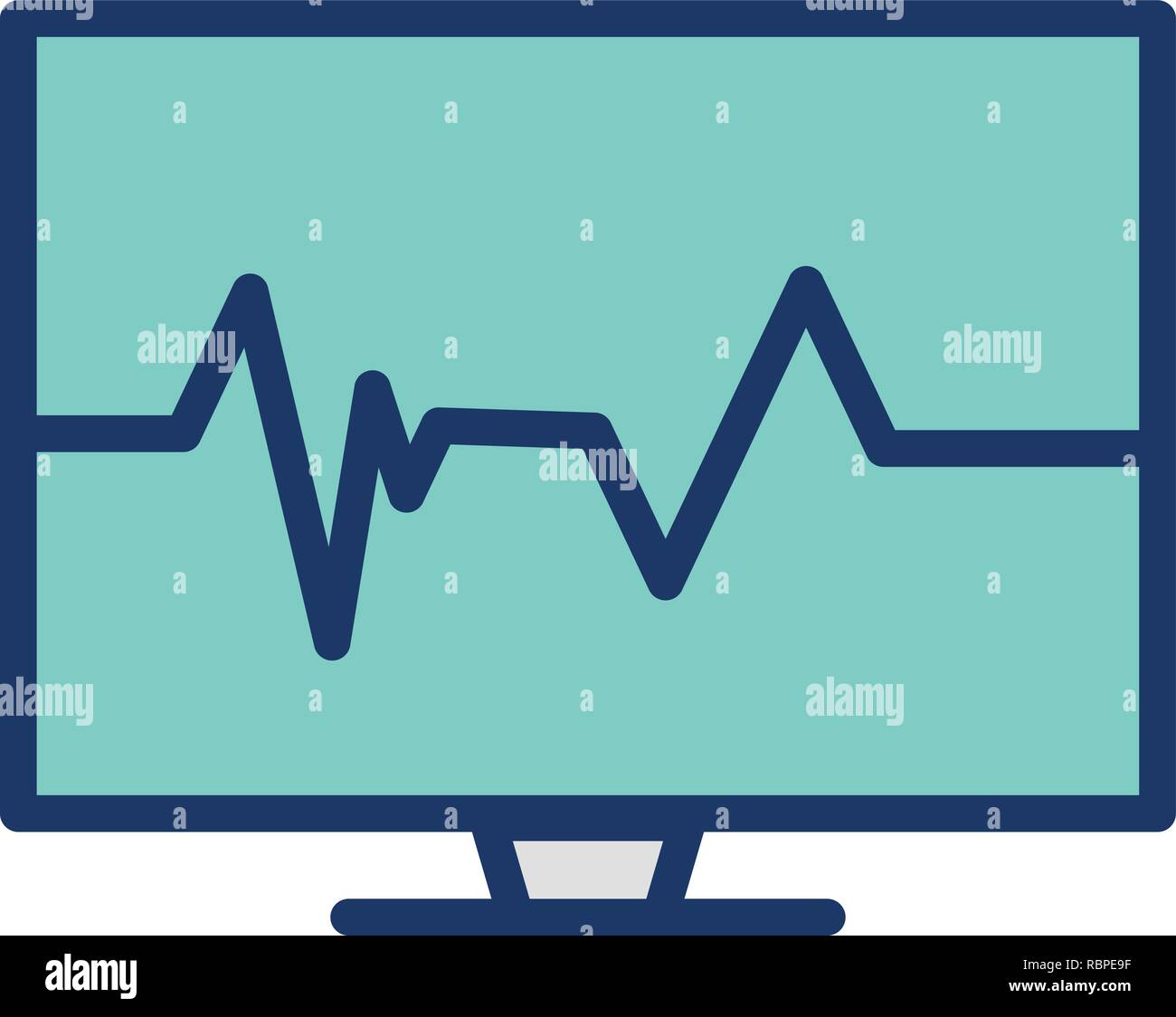 Vector Pulse Icon Stock Vector Image & Art - Alamy
