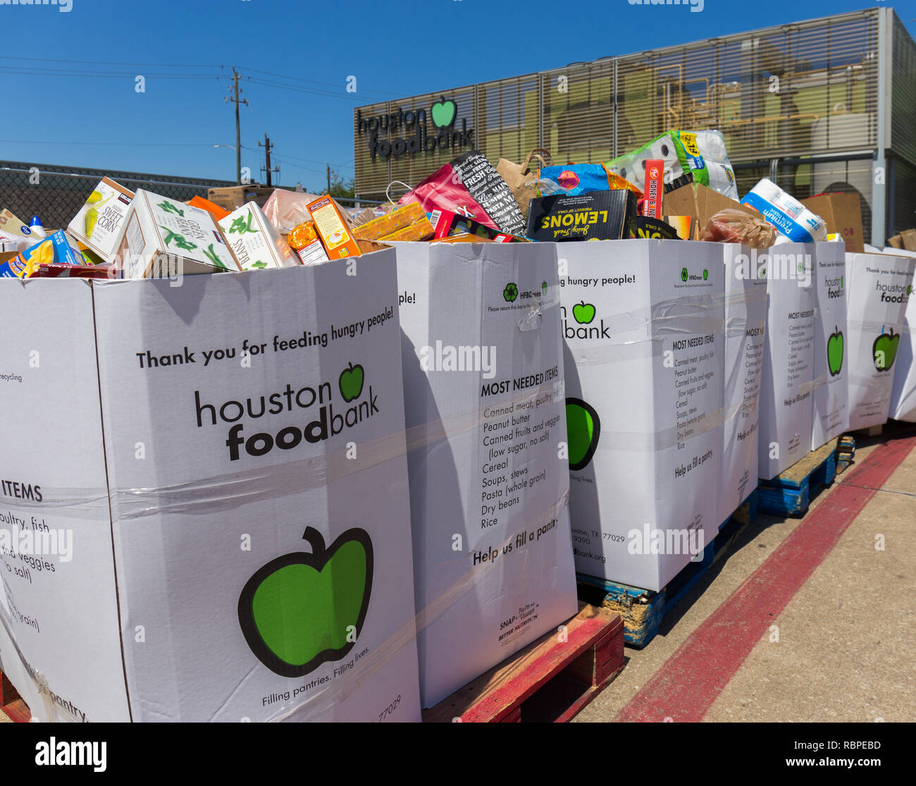 Houston Texas September 7 2017 Local Charities And Food