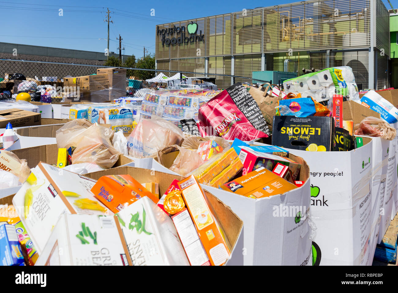 Houston, Texas September 7, 2017 Local charities and food pantries