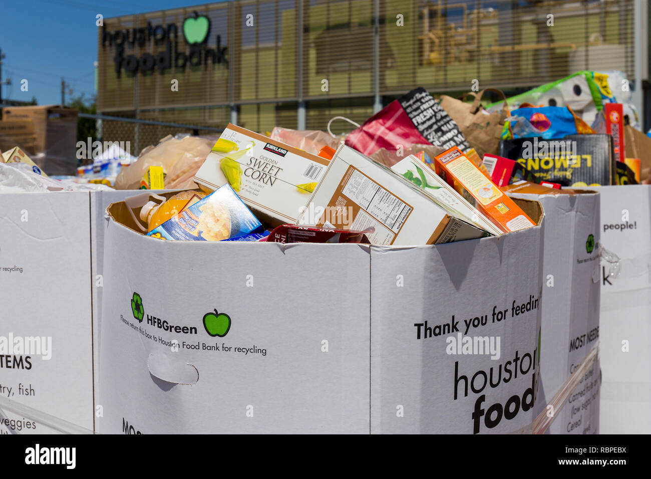 Houston Texas September 7 2017 Local Charities And Food