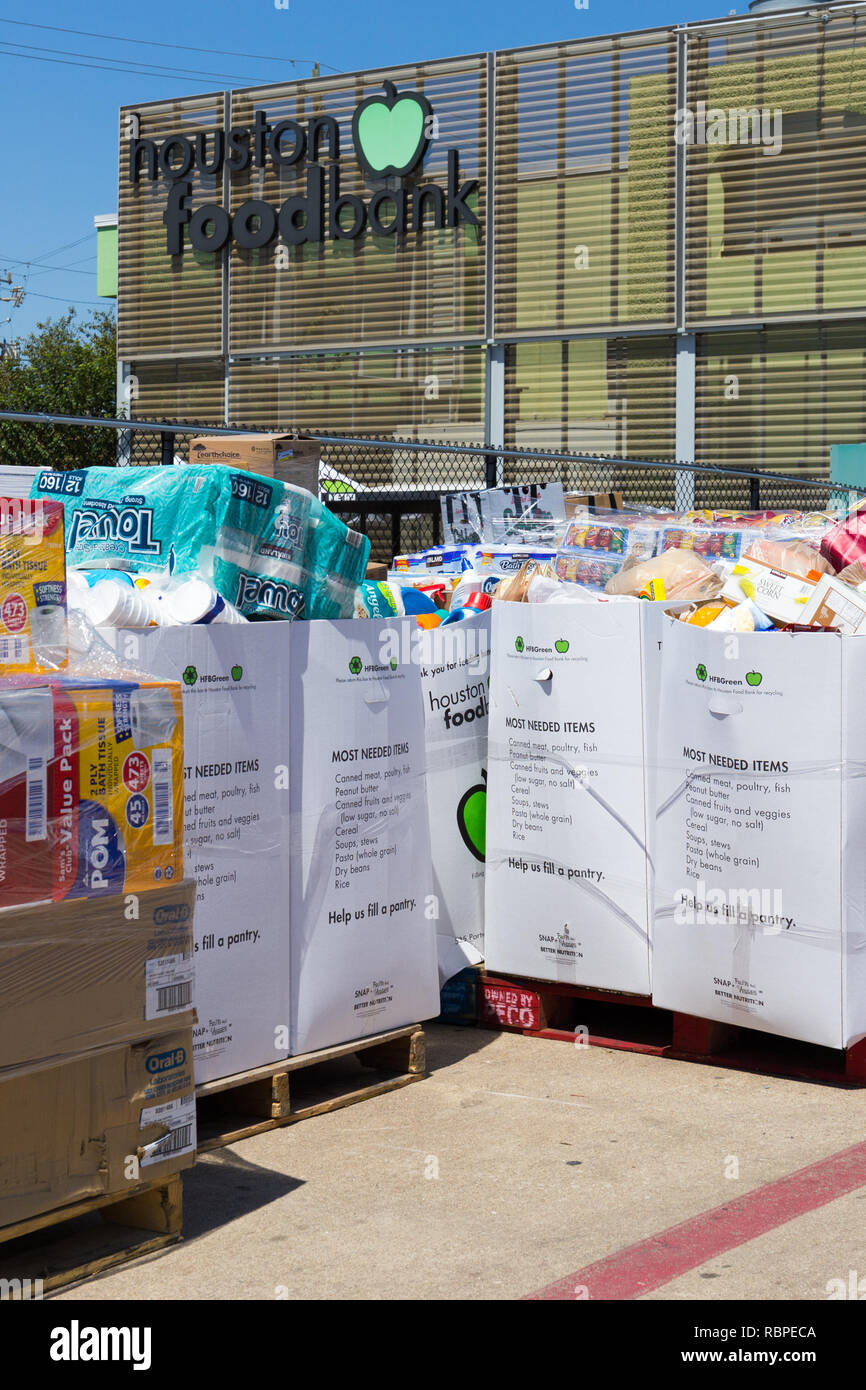 Houston Texas September 7 2017 Local Charities And Food