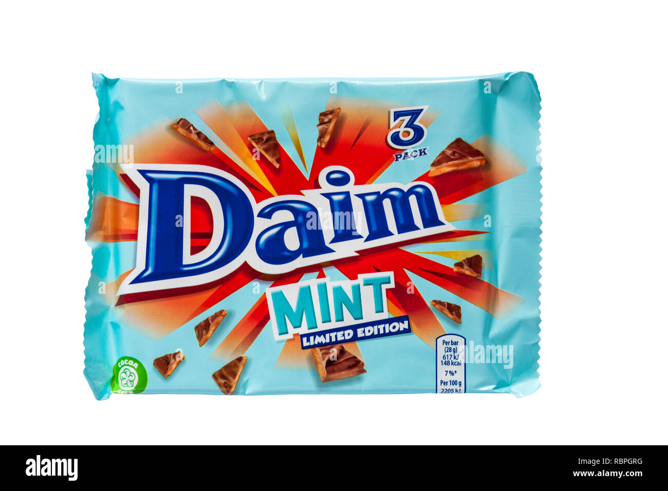 Daim mint chocolate bars Cut Out Stock Images & Pictures Alamy