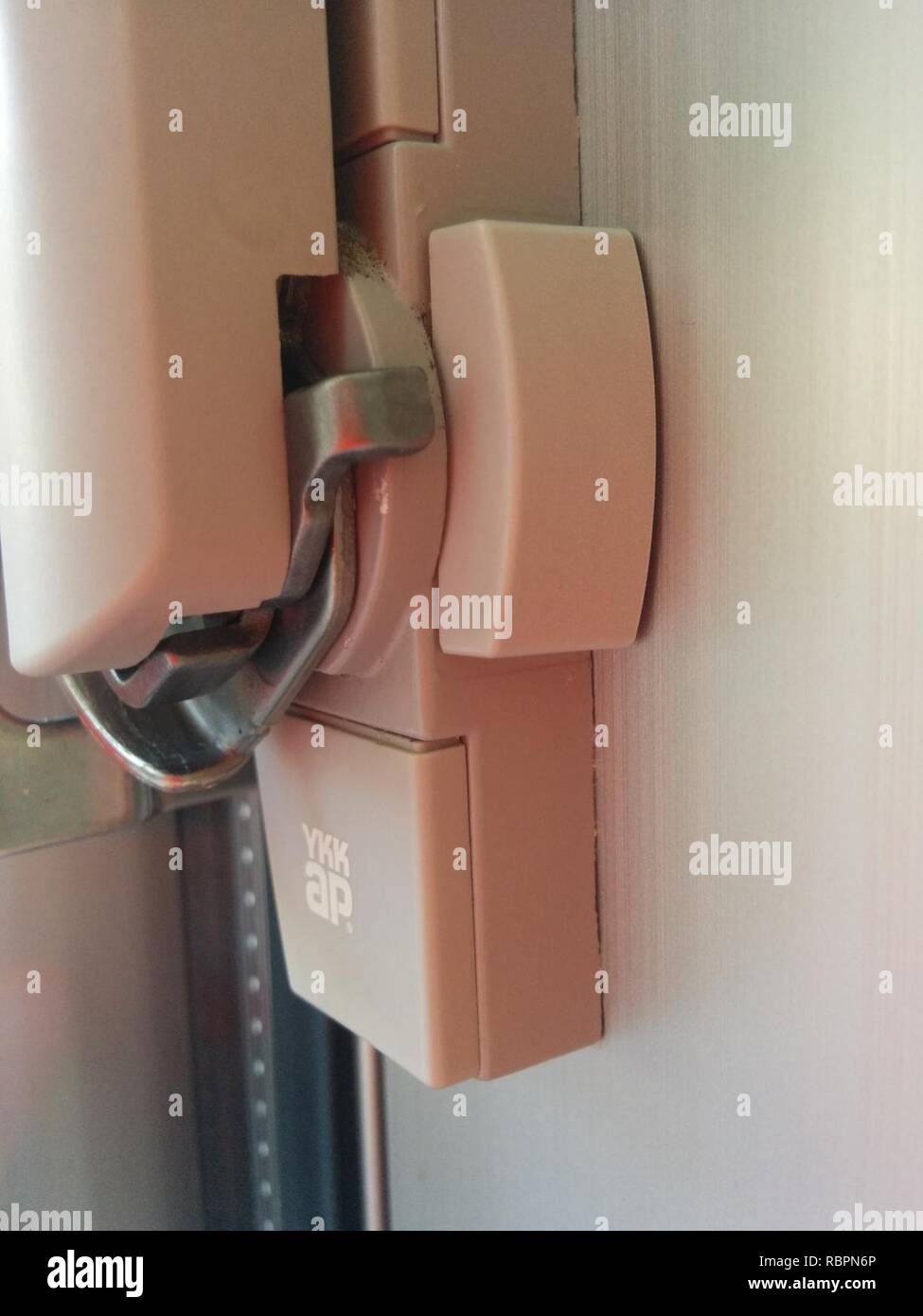 Ykk Ap Lock On A Japanese Balcony Door Showing All Positions 2