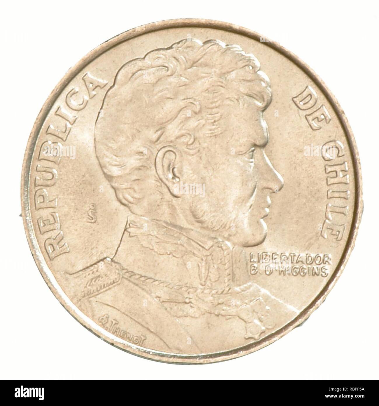 1 peso chileno 1976-A (31366241784). Stock Photo