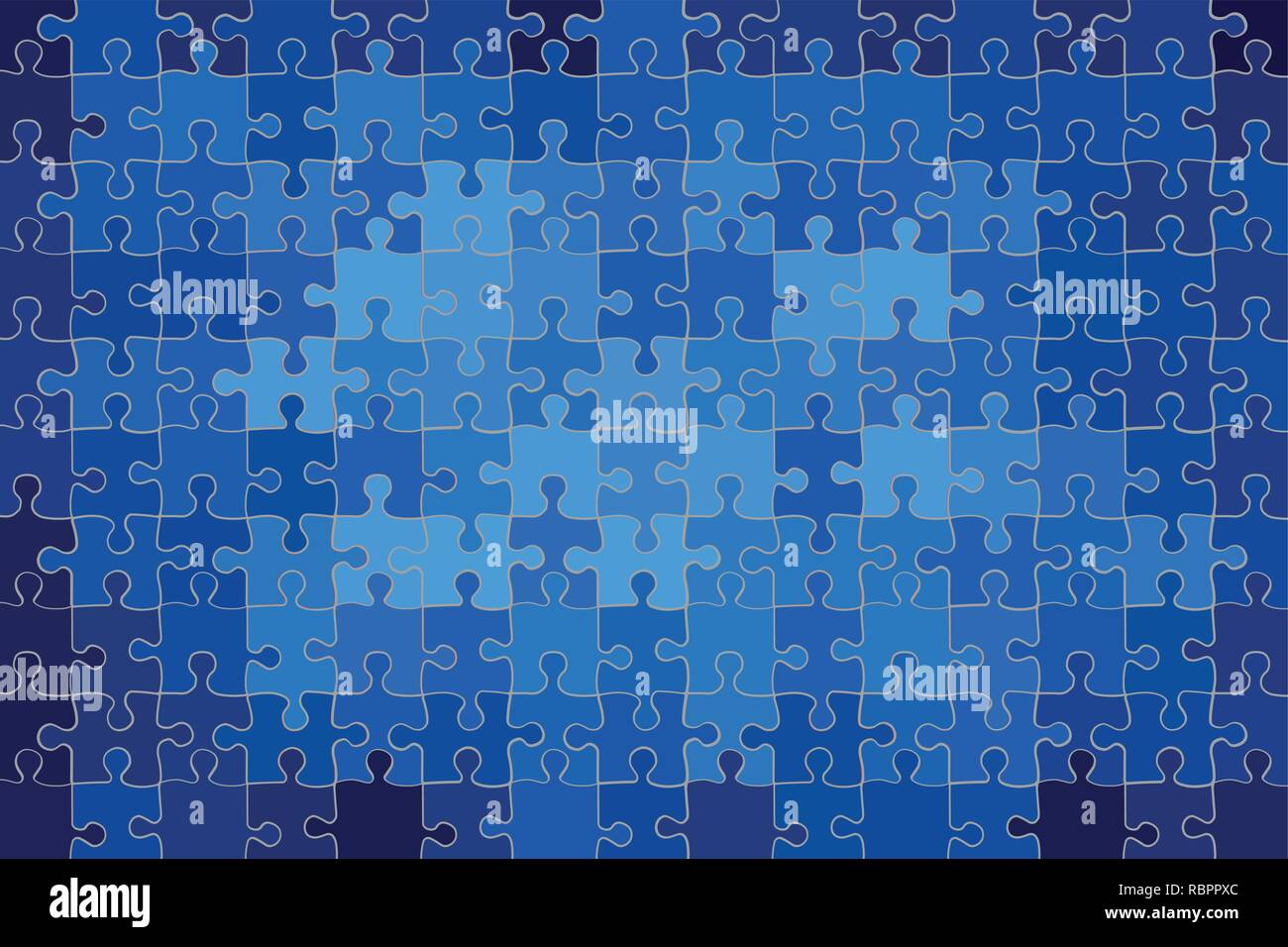Blue grunge puzzle background - illustration Stock Vector Image & Art ...