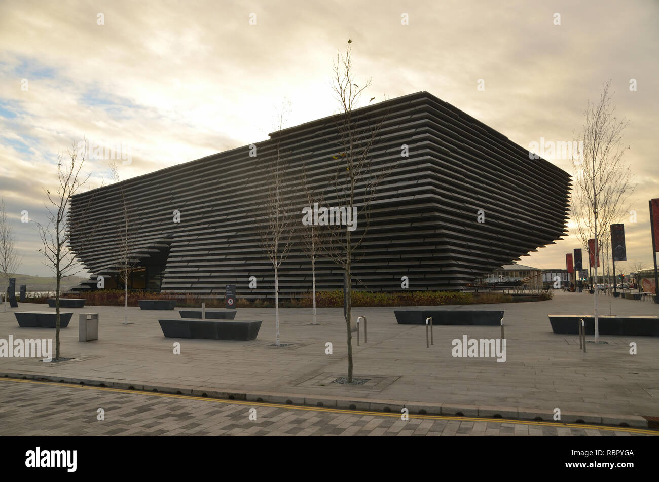The V&A Museum building in Dundee, Scotland Stock Photo