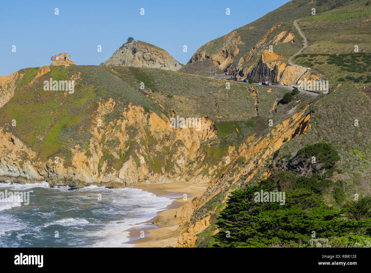 Devil's slide california hi-res stock photography and images - Alamy