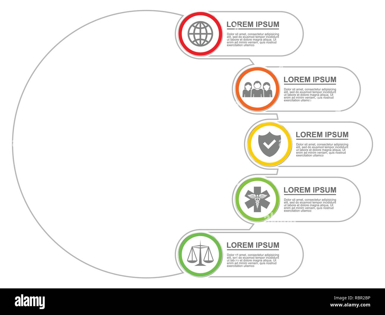 Infographic vector template for presentation, chart, diagram, graph ...