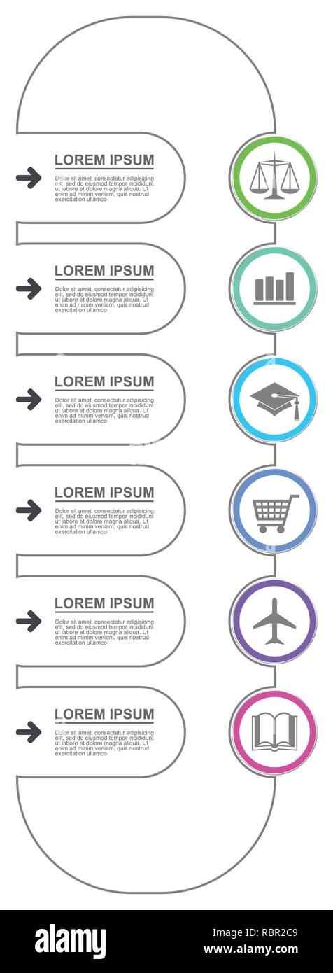 Infographic vector template for presentation, chart, diagram, graph ...